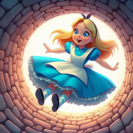 Alice falling
