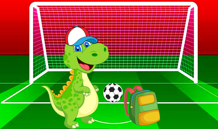 Dinokids at the stadium