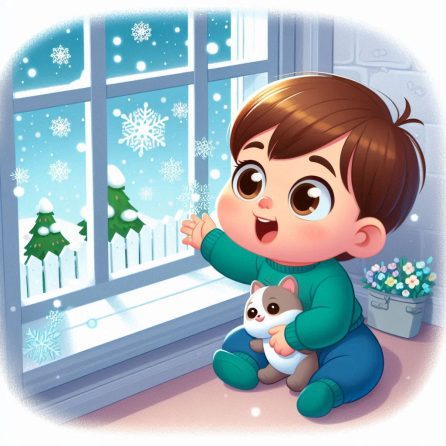 Emily see the snow for the first time