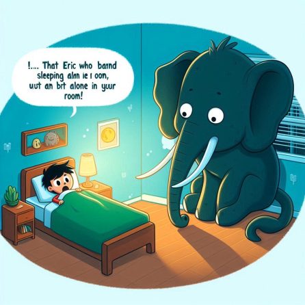 Eric is scared