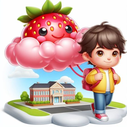 Julian and cloud at school