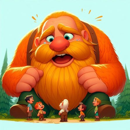 Oliver talking to his friends