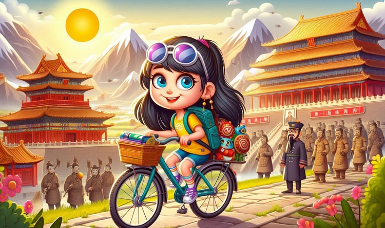 Sunshine and Reeva in China
