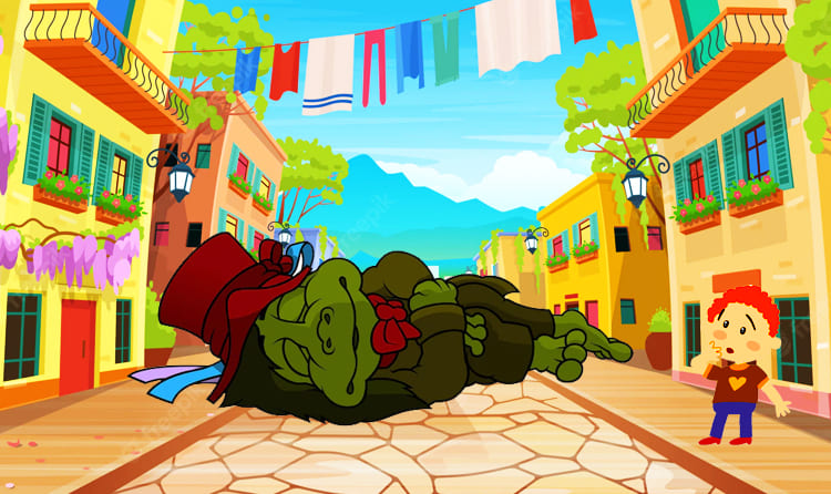 The sleepy Troll – Imagination practice 1