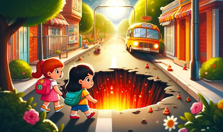 Violet and the Little Volcano